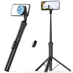 Vente en gros de trépied Selfie Stick 59 "avec télécommande et adaptateur en métal, compatible avec <span class=keywords><strong>iPhone</strong></span> MagSafe et tous les téléphones Android - Product Image 1