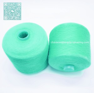 Hilo de Poliéster Semibrillante 100% Hilado 62/<span class=keywords><strong>2</strong></span> 62/3 42/<span class=keywords><strong>2</strong></span> Blanco para Tejer y Coser 1kg/cono 1.4175kg/cono Bolsa Tejida Cartón - Product Image 3