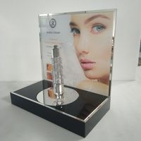Conception personnalisée, rotatif, comptoir de boutique de cosmétiques sur table, rouge à lèvres en acrylique, produit de maquillage, présentoir pour magasin