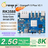 Placa de Desarrollo Orange Pi 5 Plus con Chip RK3588 CPU de Ocho Núcleos Decodificación de Video 8K Ofrece Configuración de Memoria Opcional