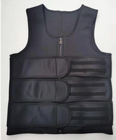 Chaleco de sauna para hombre, faja reductora de cintura, moldeador corporal, camiseta sin mangas, ropa moldeadora, camiseta de compresión para pérdida de peso, corsé de sudoración para entrenamiento