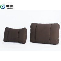 Almohada de Soporte Cervical Ergonómica Premium para Auto, Cojín Lumbar para Auto de Cuero PU, Almohada para Asiento de Auto para Conducir