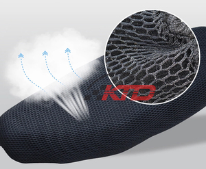 Funda de Asiento de Motocicleta con Logotipo Personalizado, Malla 3D, Tela de Refrigeración por Aire, Transpirable, Impermeable, Funda de Cojín para Asiento de Scooter y <span class=keywords><strong>Ciclomotor</strong></span> - Product Image 3