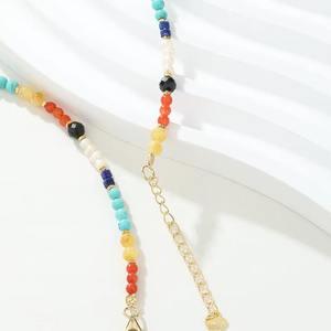 Turquoise Style Sterling Silver 18K Plaqué Or Collier Chaîne 3M À La Mode Élégant Femmes Bracelet Bijoux Cadeau - Product Image 5