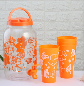 Dispensador de Bebidas Portátil de 1 Galão com Torneira, Copos Plásticos de 16oz, Design Clássico, Grande Capacidade para Uso em Festas - Product Image 6