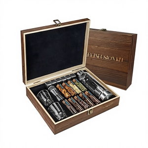 Kit para Hacer Whisky con Especias, Botella de Whisky y Vaso de Chupito, Kit de Infusión de Alcohol para Elaborar Whisky Casero con Sabor Personalizado - Product Image 1