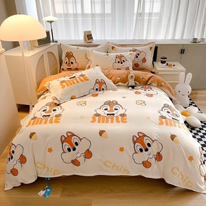 Fabricants de parures de lit personnalisées de luxe, imprimées, moelleuses, de style dessin animé, <span class=keywords><strong>anime</strong></span>, pour enfants, ensembles de draps et de housses de <span class=keywords><strong>couette</strong></span> 3 pièces et 4 pièces - Product Image 6