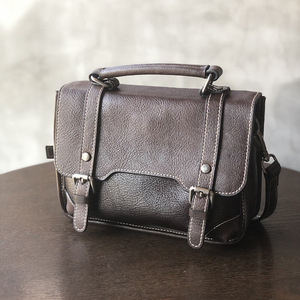 First Layer Cowhide Ladies Shoulder Bag Large Capacity Leather Vegetable Tanned Leather Handbag - Product Image 6