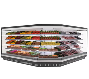 Réfrigérateur de supermarché à <span class=keywords><strong>porte</strong></span> vitrée fermée télécommandée de 12 pieds, 4 niveaux, <span class=keywords><strong>multi</strong></span>-étagères, pour boissons, yaourts, bouteilles de lait, bière - Product Image 4