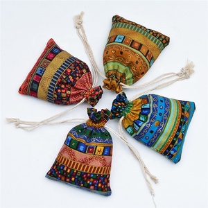 Ai Cập Phong Cách Trang Sức Coin Pouch In Dây Kéo Quà Tặng Túi Bông Gói Kẹo Du Lịch Ví Dân Tộc - Product Image 3