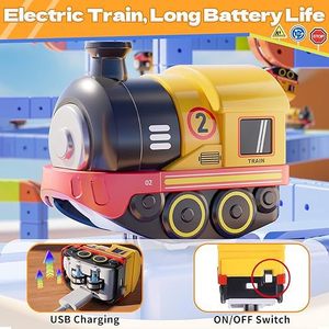 ของเล่นตัวต่อเมจิกแทร็คคิวบ์รถไฟความเร็วสูง ยอดขายอันดับหนึ่ง ของเล่นเสริมพัฒนาการเด็ก ของขวัญวันเกิดสำหรับเด็กชายและเด็กหญิง - Product Image 3