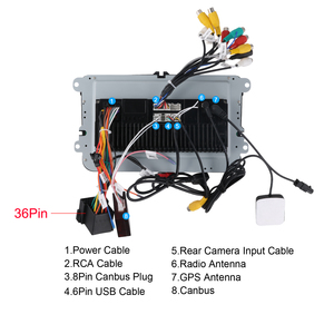 Podofo Double Din Android Car Audio 7 ''6 + 128G pour VW/Seat/Skoda PASSAT POLO GOLF Wireless CarPlay/Android Auto WiFi <span class=keywords><strong>GPS</strong></span> OEM - Product Image 4