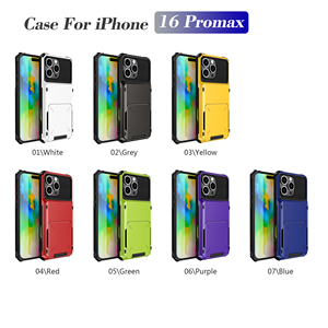 Funda deslizante para extracción de tarjetas, soporte para tarjetas, funda de teléfono de piel sintética de lujo para <span class=keywords><strong>iPhone</strong></span> 17 <span class=keywords><strong>Pro</strong></span> Max 16 Plus 15 14 <span class=keywords><strong>13</strong></span> 12 - Product Image 6