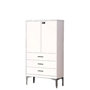 Armoire de rangement moderne en acier, fer et métal pour entrepôt de gymnase de studio de bureau à domicile-pour stocker des documents et des livres - Product Image 1