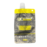 Pochette debout rechargeable liquide avec bec verseur, sacs en plastique personnalisés pour les boissons sportives, emballage alimentaire, doypack avec logo