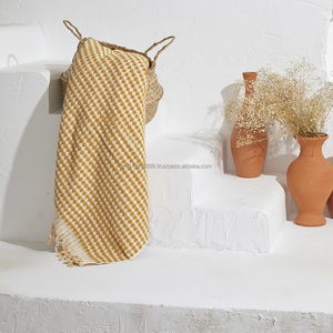 Handloomed <b>Turkish</b> <b>Towel</b> Handmade Multicolor Luxury Pompom Model Bath and Hand Sizes Set Hammam Hamam . - Product Image 1