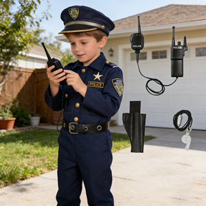 Costumes d'Halloween pour enfants, costumes de policier, costumes de films et de séries télévisées, costumes de roi pour garçons, vêtements de carnaval d'Halloween - Product Image 2