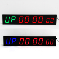 Temporizador Comercial para Gimnasio, 8 Dígitos LED, Temporizador de Intervalos, Equipo de Entrenamiento Grande para Gimnasio