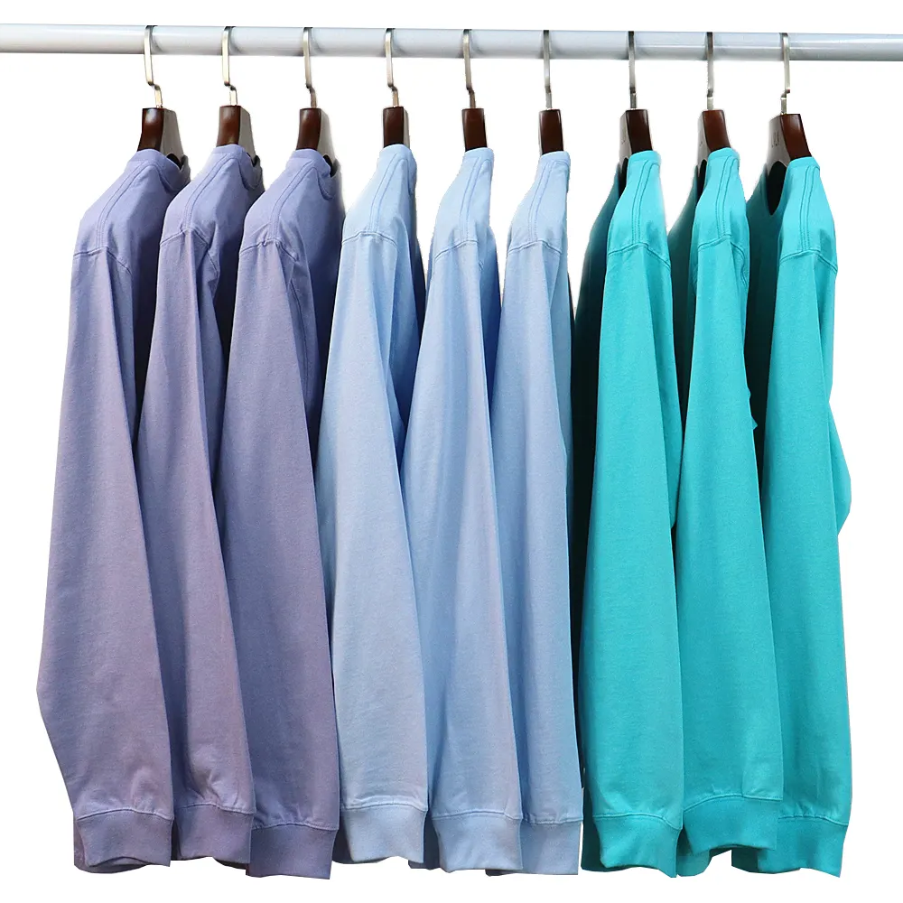 Custom Printing Logo Cotton Plain Blank 100% Cotton Graphic Oversize Plus Size Compression Sublimation Men'S Long sleeve T-shirt