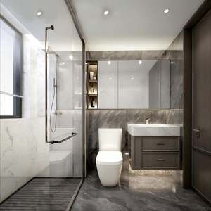 Meuble de salle de bain avec miroir, vasque, plan de travail en contreplaqué, vasque sur pied, pour plan de travail, meuble de salle de bain de haute qualité - Product Image 6