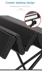 Mesa plegable individual para exteriores, mesa portátil para senderismo y acampada, mesa plegable para picnic de montaña - Product Image 4