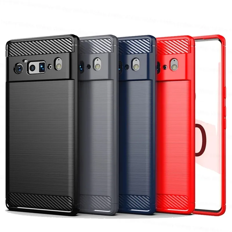 For Google Pixel 6 Pro Case Cover Pixel 6A 6 Pro 5 5A 4A Cover Silicone Soft Rubber Armor Case For Google Pixel 6 Pro Case