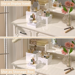 레스토랑 주방 및 호텔 에 적합한 내구성 흰색 아크릴 뷔페 식품 디스플레이 - Product Image 5