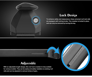 Airfoil คานประตูรถหนัก, อลูมิเนียม, ความยาว: 125ซม - Product Image 5