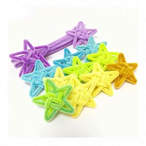 Kids DIY Art Material Velvet Chenille Pipe Cleaner 8mm 30cm Customized Color High Quality Fuzzy Craft Set Educational Handmade - Product Image 3