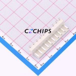 BX-VH3.96-10PWZ-GW Wire-to-Board Pin Header Bent Lead Through Hole,P=3.96mm Connector 1x10P 3.96mm Right Angle Insert VH - Product Image 1