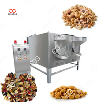 Machine à rôtir les noix de cajou cacahuètes enrobées de gaz 100kg hr Fours industriels aux arachides pour la cuisson au four