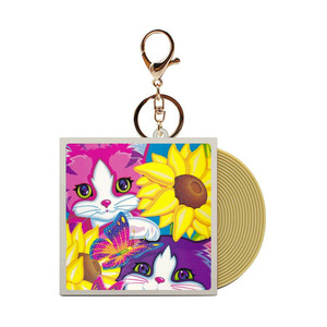 Charm personnalisé sublimation album porte-clés disque CD <span class=keywords><strong>Photo</strong></span> porte-clés - Product Image 6