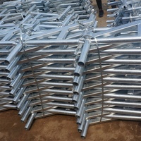 Derfon vente chaude pièces d'échafaudage échafaudage côté support extérieur supports de jambe galvanisé échafaudage stabilisateur