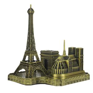 Model Arsitektur <span class=keywords><strong>Paris</strong></span> Prancis, Dekorasi Rumah, Ornamen Paduan Logam, Notre Dame, Gerbang Kemenangan, Kerajinan Tangan Berlapis Elektroplating - Product Image 5