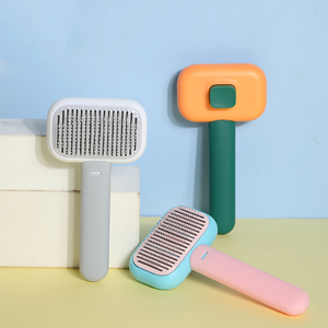 Outil de toilettage pour animaux de compagnie, brosse à longue broche pour chiens et chats, outil pour le nettoyage automatique des poils humains, 1 pièce - Product Image 1