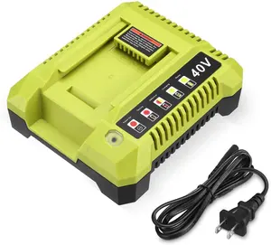 J106 OP401 40V Lithium-Ion Battery Charger for Ryobi OP4050A OP4015 OP4026 OP4030 OP4040 OP4050 Battery