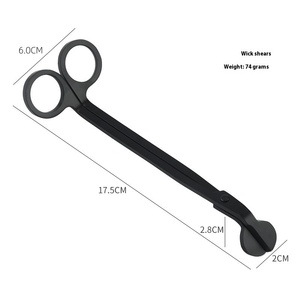 Nhà Máy Xuất Khẩu Overstock Hương Liệu Bấc Cắt Thép Không Gỉ Công Cụ Với Biểu Tượng Tùy Chỉnh Nến Thiết Yếu Phụ Kiện Hương Thơm - Product Image 4