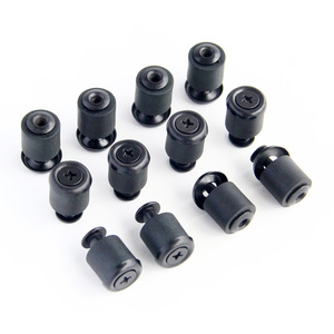 Chữ Thập Đen Đầu Phẳng Dài Bài Chicago Vít W/Kim Loại Chìm Kết Thúc Máy Giặt Cao Su Dày Máy Giặt Cho DIY Scabbard Holster - Product Image 5