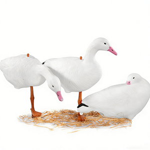 Appât de chasse à l'oie des neiges blanc transfrontalier, en EVA imperméable, pliable, moderne, pour la chasse en plein air, le jardinage, le paysage, les activités de plein air - Product Image 6