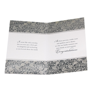 Giá rẻ tùy chỉnh giấy tốt nghiệp giáo dục hơn nữa chúc mừng kỳ nghỉ gấp thiệp chúc mừng với thiết kế riêng in - Product Image 2