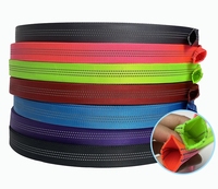 Vente en gros de sangle tubulaire en nylon réfléchissante tissée de 1 pouce pour chien laisse sacs chaussures-populaire gilet pour animaux de compagnie rubans enduits de PVC