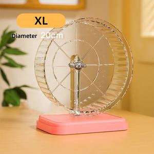 Roue silencieuse pour hamster, roue d'exercice silencieuse pour petits animaux, avec support réglable en hauteur pour <span class=keywords><strong>hamsters</strong></span> syriens nains - Product Image 6