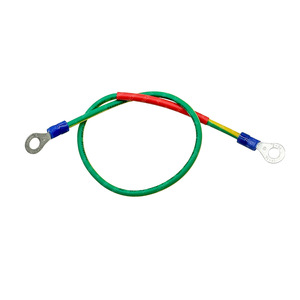 Cable de Cobre Aislado con Terminal de Anillo, 600V, PVC, Conexión de Energía Industrial, Cable Redondo Trenzado para Cableado Eléctrico - Product Image 4