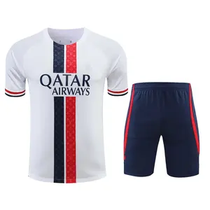 23 24 Paris Mbappe Messi Neymar Kits de Treinamento de Futebol Kit de Futebol de Alta Qualidade Respirável de Secagem Rápida