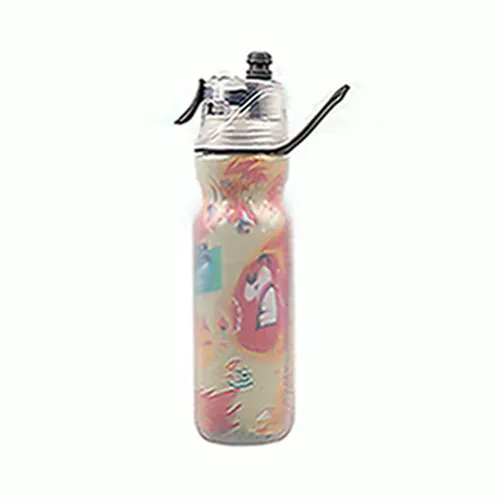 Lovely fashion woman water bottle plastic spray and drink multiple function space water bottle for bike