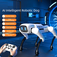 Juguete de Perro Mecánico con Control Remoto, Robot RC Programable de Plástico, Mascota Interactiva con Música para Niños
