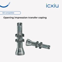 Matériau d'implant dentaire SIC, plateau multi-usages pour transfert d'empreintes, coping médical pour empreintes fermées/ouvertes