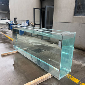 Approvisionnement Direct d'usine aquaponiques table commerciale aquarium en verre artificiel aquarium à poissons - Product Image 1