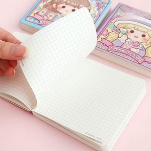 Taccuino quadrato tascabile per studenti Mini Notebook portatile portatile Cartoon piccolo taccuino quadrato regalo di cancelleria per bambini - Product Image 6