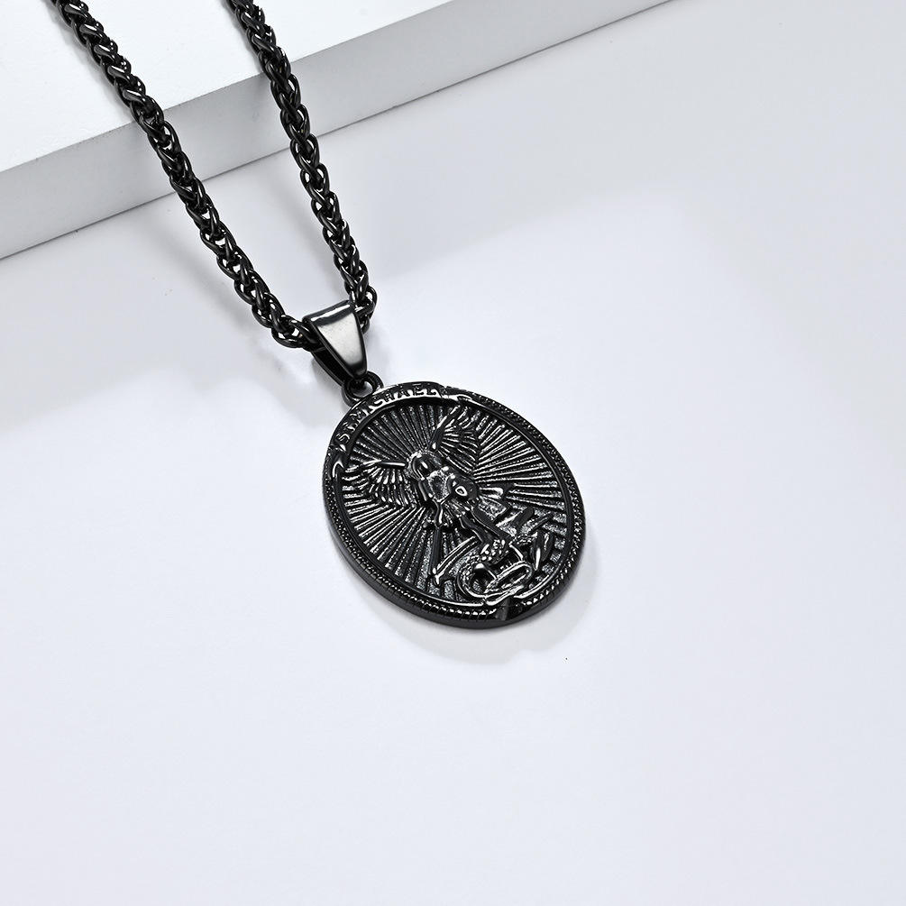 Black Single Pendant